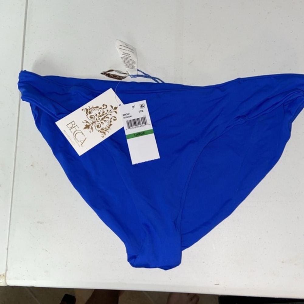 Becca Swimsuit Bottom Large‎ Blue Women's 854347